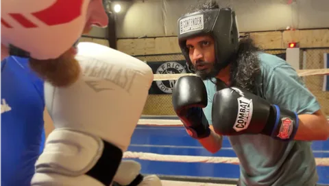 Striking training at Temple Underground